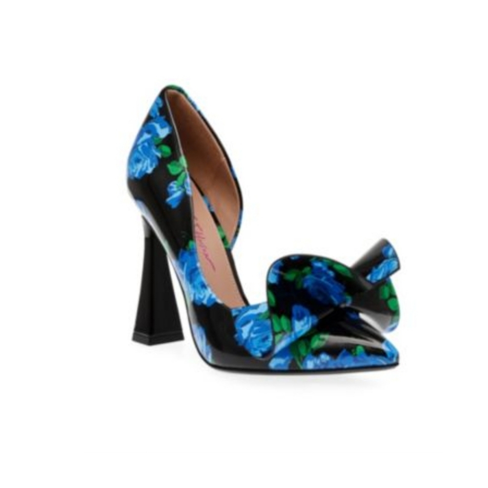Betsey Johnson Nobble Sculpted Bow Pumps